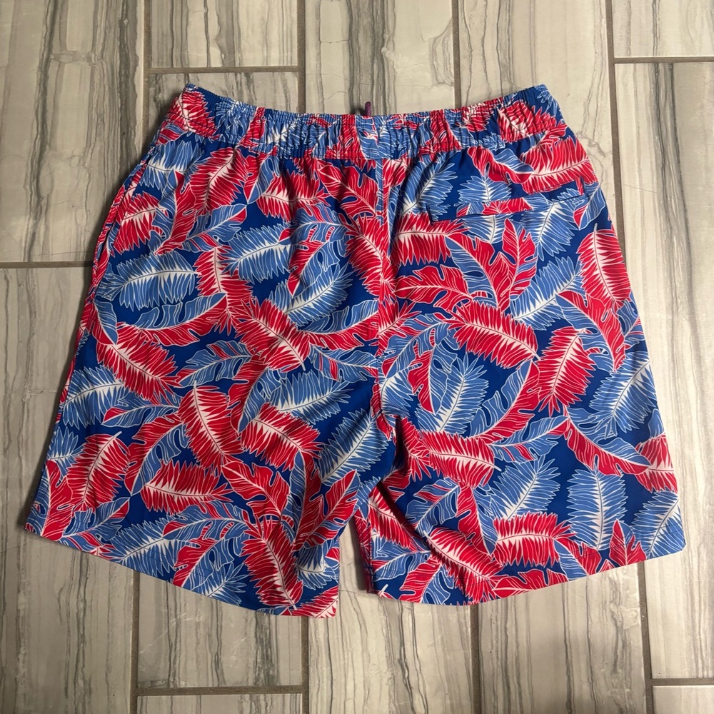 Makers Market Red and Blue Board Shorts Vibrant Swimwear